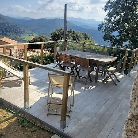 Lägenhet Meuble De Tourisme Avec Terrasse Vue Montagne