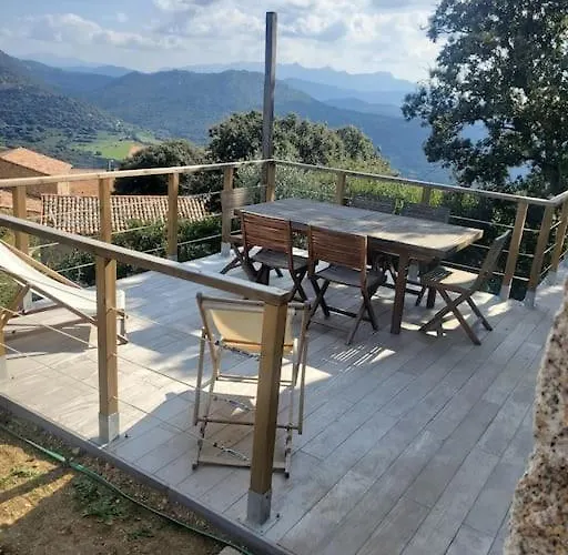 公寓 Meuble De Tourisme Avec Terrasse Vue Montagne