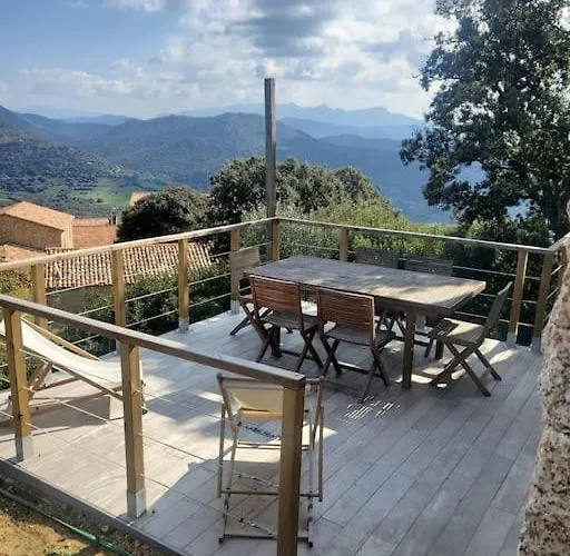 公寓 Meuble De Tourisme Avec Terrasse Vue Montagne Grossa
